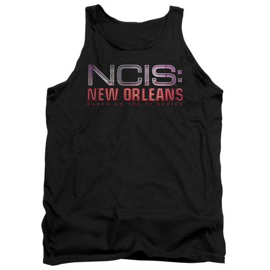 NCIS:NEW ORLEANS : NEON SIGN ADULT TANK Black 2X