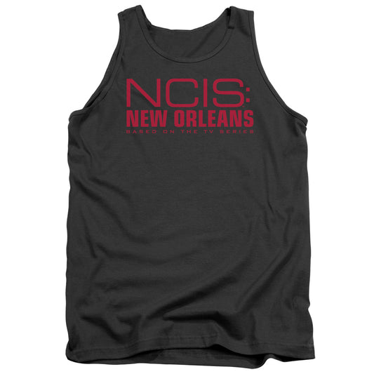 NCIS:NEW ORLEANS : LOGO ADULT TANK Charcoal SM