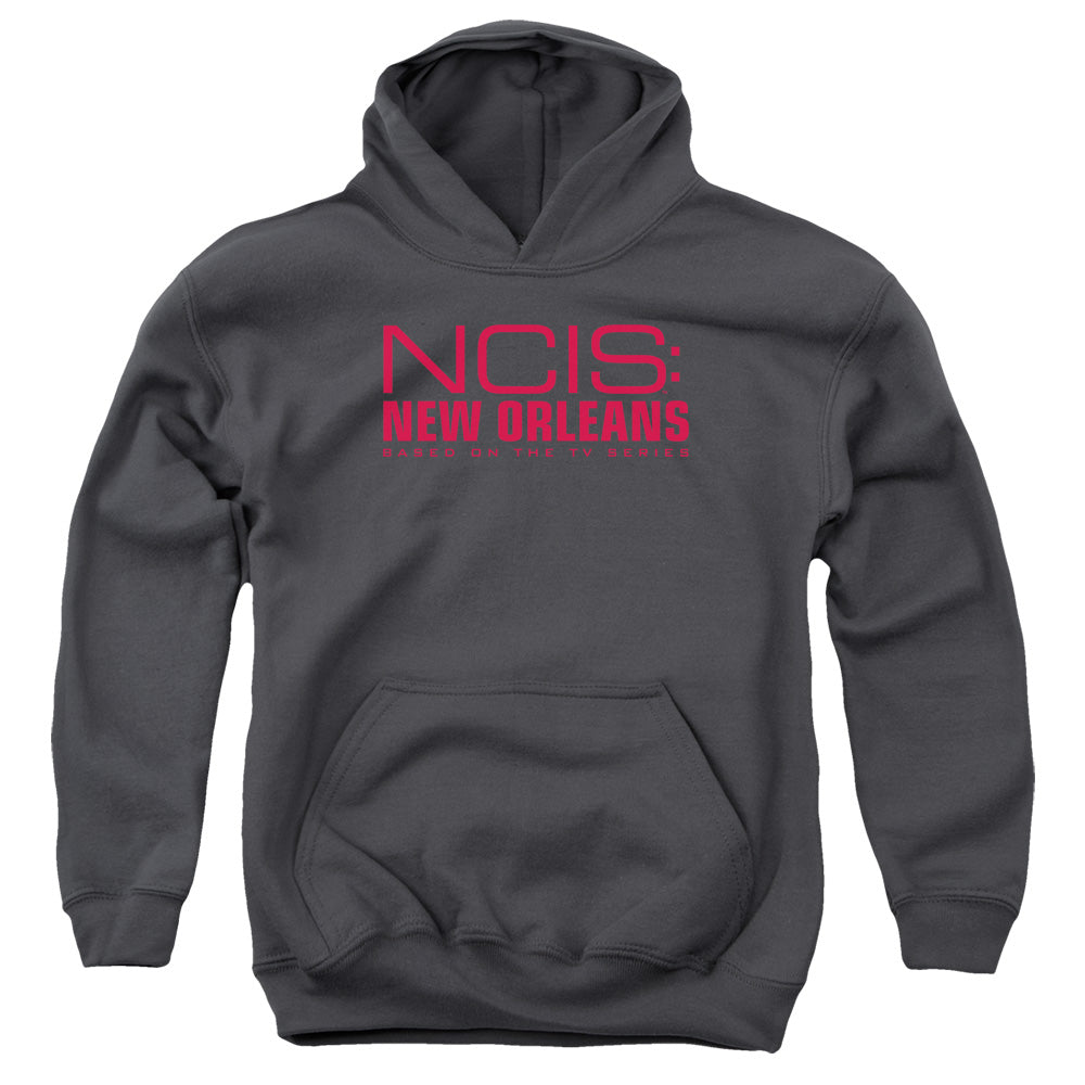 NCIS:NEW ORLEANS : LOGO YOUTH PULL OVER HOODIE Charcoal LG