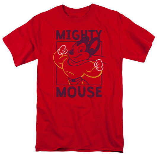 MIGHTY MOUSE : BREAK THE BOX S\S ADULT 18\1 Red XL