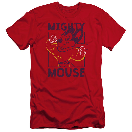 MIGHTY MOUSE : BREAK THE BOX PREMIUM CANVAS ADULT SLIM FIT 30\1 RED 2X