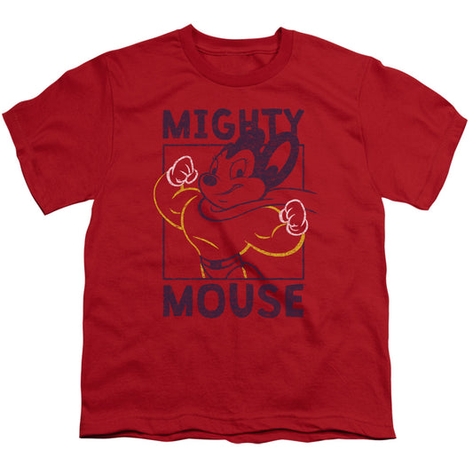 MIGHTY MOUSE : BREAK THE BOX S\S YOUTH 18\1 Red LG