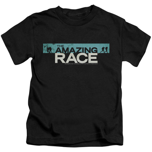 AMAZING RACE : BAR LOGO S\S JUVENILE 18\1 Black MD (5\6)