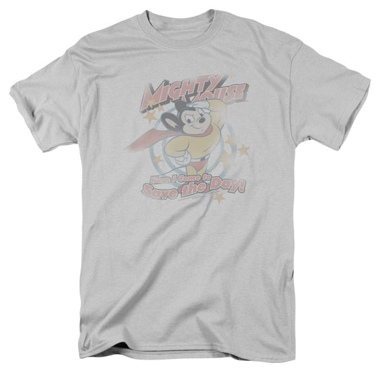 MIGHTY MOUSE : AT YOUR SERVICE S\S ADULT 18\1 SILVER XL