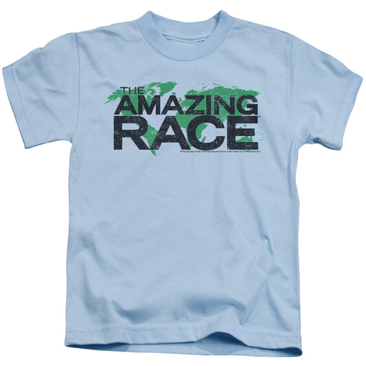 AMAZING RACE : RACE WORLD S\S JUVENILE 18\1 Light Blue MD (5\6)