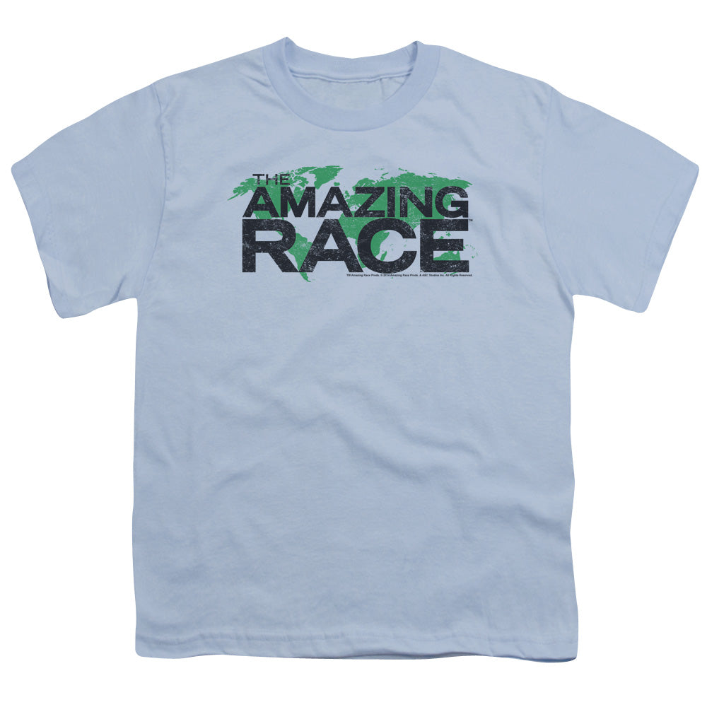 AMAZING RACE : RACE WORLD S\S YOUTH 18\1 Light Blue LG