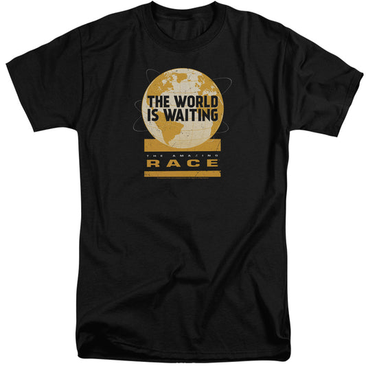 AMAZING RACE : WAITING WORLD S\S ADULT TALL BLACK XL
