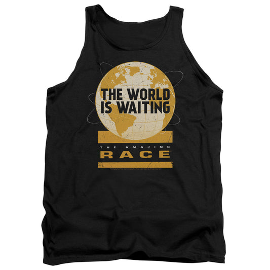 AMAZING RACE : WAITING WORLD ADULT TANK Black 2X
