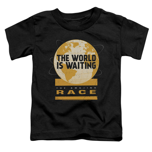 AMAZING RACE : WAITING WORLD S\S TODDLER TEE Black MD (3T)