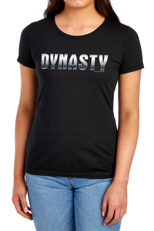 DYNASTY : DYNASTY SHINY S\S WOMENS TEE BLACK XL