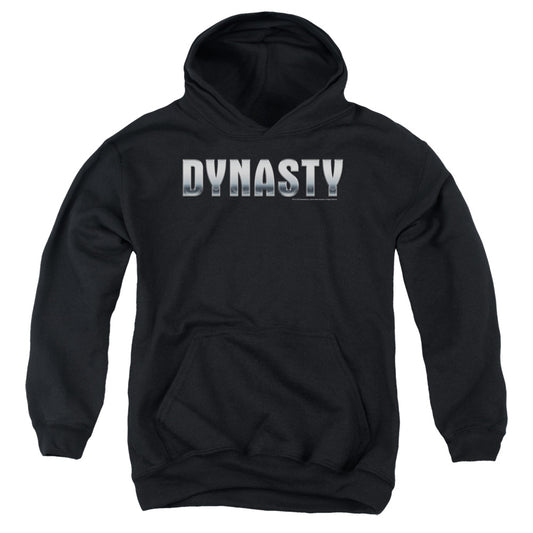 DYNASTY : DYNASTY SHINY YOUTH PULL OVER HOODIE BLACK MD