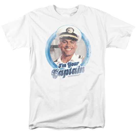 LOVE BOAT : I'M YOUR CAPTAIN S\S ADULT 18\1 WHITE 2X