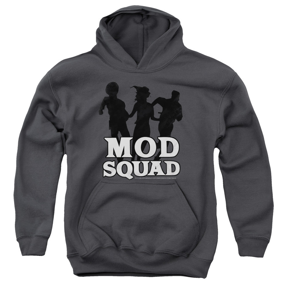 MOD SQUAD : MOD SQUAD RUN SIMPLE YOUTH PULL OVER HOODIE CHARCOAL SM