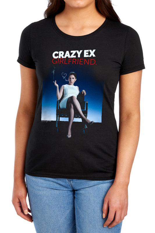 CRAZY EX GIRLFRIEND : CRAZY INSTINCT WOMENS SHORT SLEEVE Black XL
