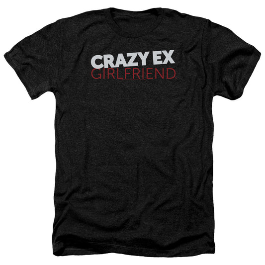 CRAZY EX GIRLFRIEND : CRAZY LOGO ADULT HEATHER Black XL
