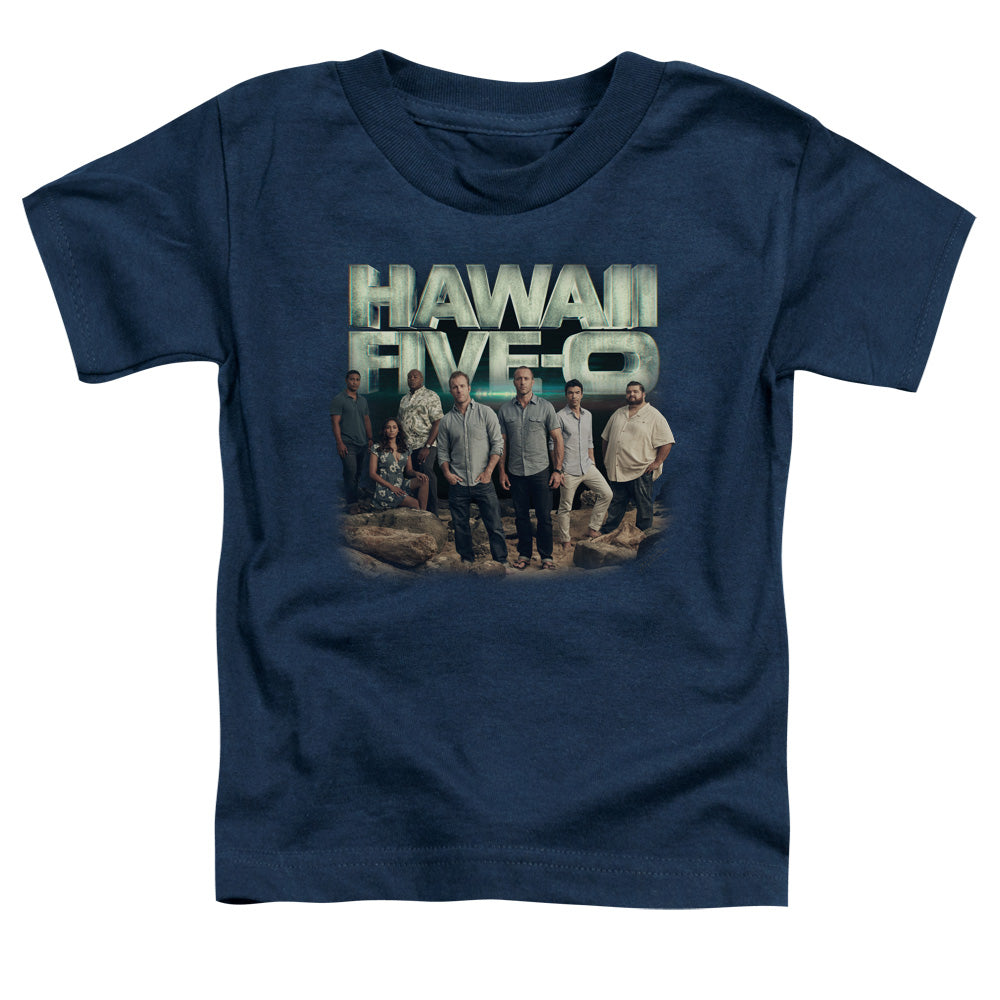 HAWAII 5 0 : CAST S\S TODDLER TEE Navy MD (3T)