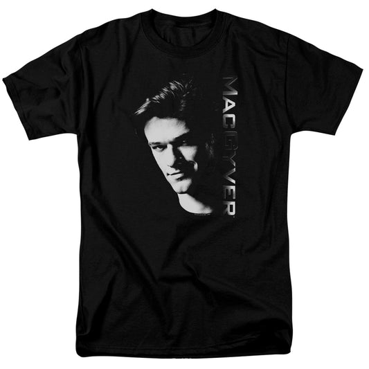 MACGYVER : FACE S\S ADULT 18\1 Black XL