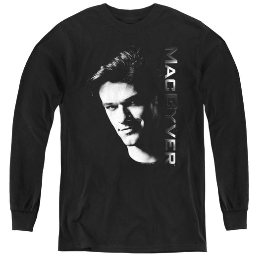 MACGYVER : FACE L\S YOUTH BLACK XL