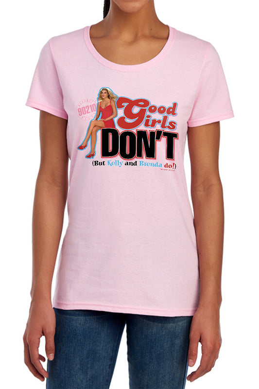 90210 : GOOD GIRLS DON'T S\S WOMENS TEE PINK MD