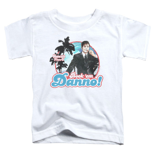 HAWAII 5 0 : BOOK EM DANNO S\S TODDLER TEE White MD (3T)