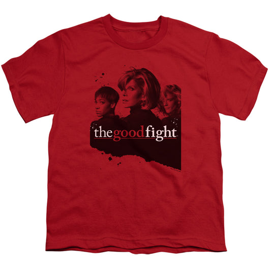 THE GOOD FIGHT : DIANE LUCCA MAIA S\S YOUTH 18\1 Red LG