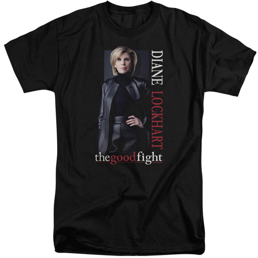 THE GOOD FIGHT : DIANE ADULT TALL FIT SHORT SLEEVE Black 2X