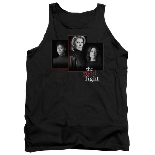 THE GOOD FIGHT : THE GOOD FIGHT CAST ADULT TANK Black MD