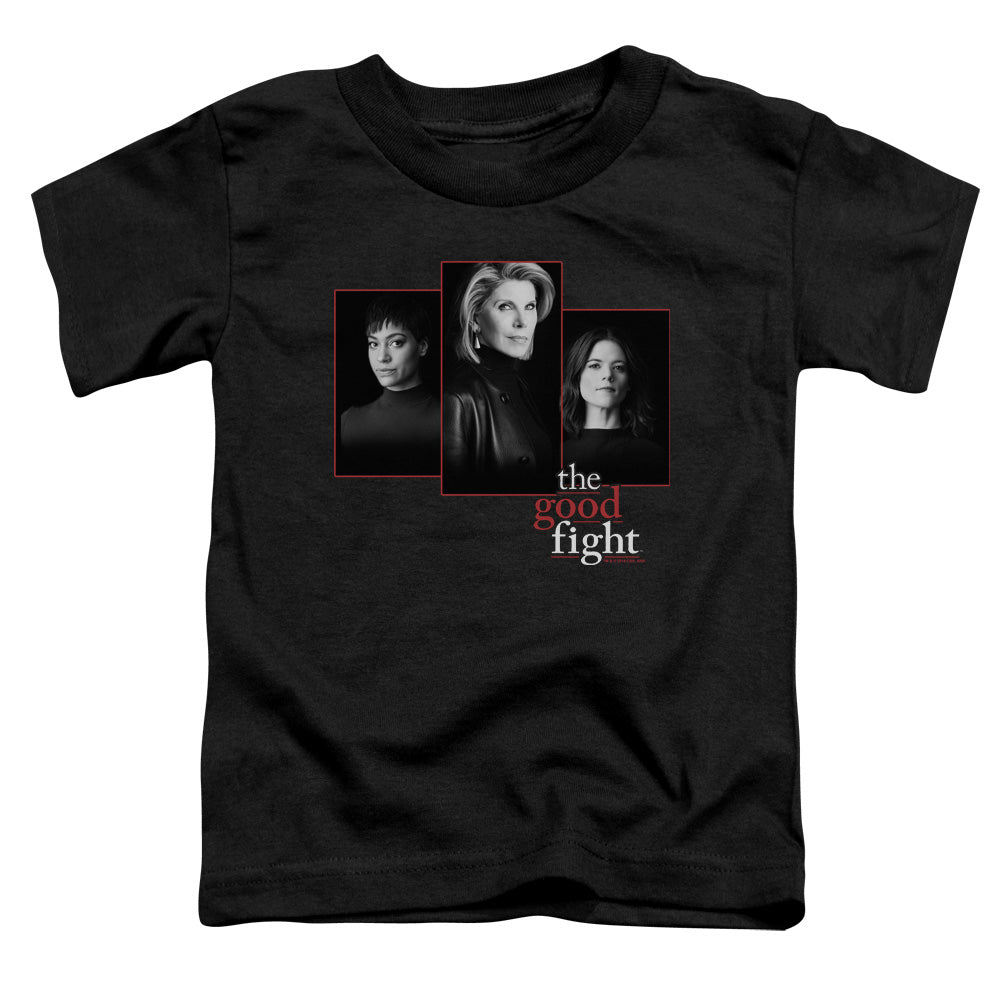 THE GOOD FIGHT : THE GOOD FIGHT CAST S\S TODDLER TEE Black MD (3T)