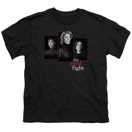 THE GOOD FIGHT : THE GOOD FIGHT CAST S\S YOUTH 18\1 Black XL