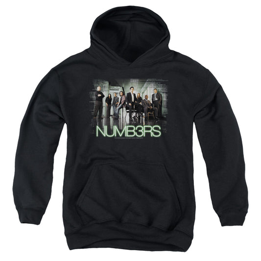 NUMB3RS : NUMB3RS CAST YOUTH PULL OVER HOODIE BLACK LG