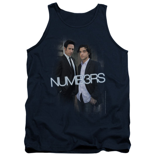 NUMB3RS : DON AND CHARLIE ADULT TANK NAVY XL