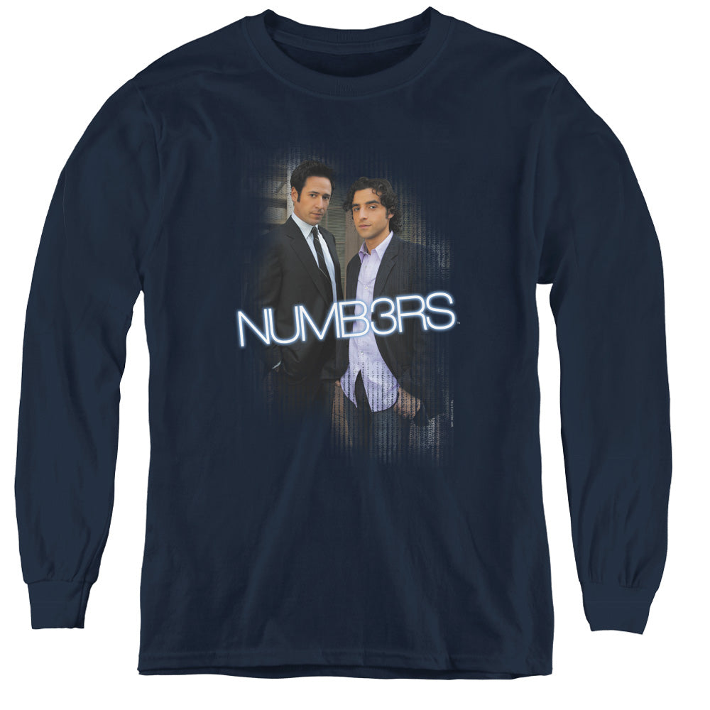 NUMB3RS : DON AND CHARLIE L\S YOUTH NAVY LG