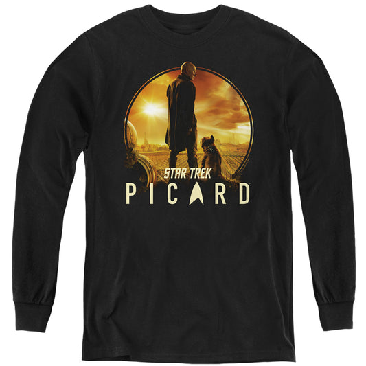 STAR TREK PICARD : A MAN AND HIS DOG L\S YOUTH Black LG