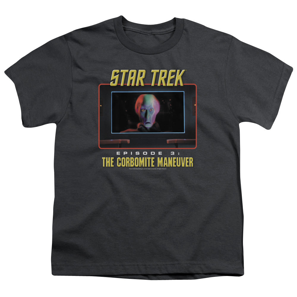 STAR TREK THE ORIGINAL SERIES : THE CORBOMITE MANEUVER S\S YOUTH 18\1 CHARCOAL LG