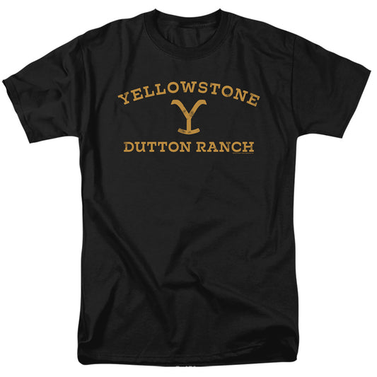 YELLOWSTONE : ARCHED LOGO S\S ADULT 18\1 Black 5X