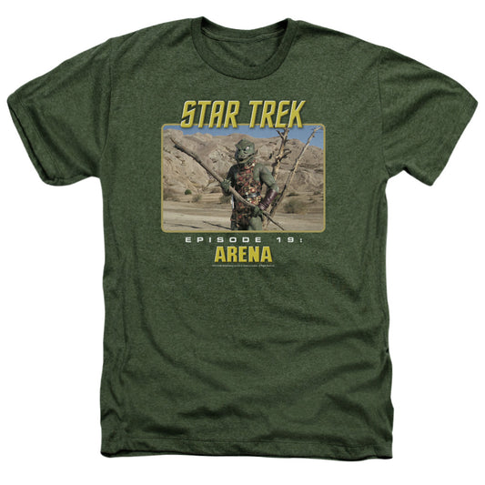 STAR TREK THE ORIGINAL SERIES : ARENA ADULT HEATHER Military Green 2X