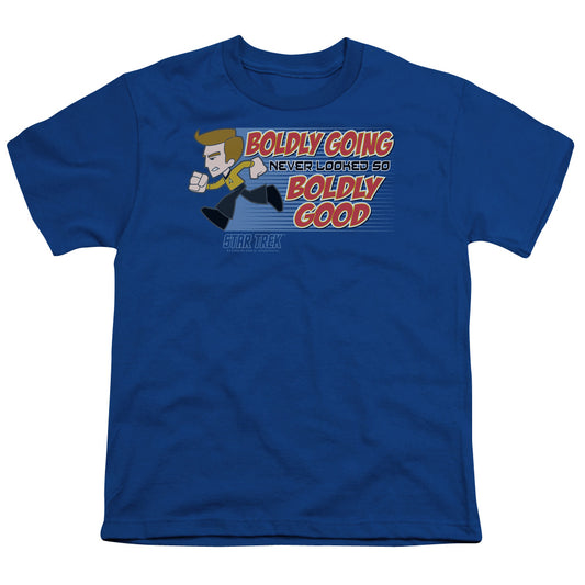 QUOGS : BOLDLY GOOD S\S YOUTH 18\1 ROYAL BLUE XL