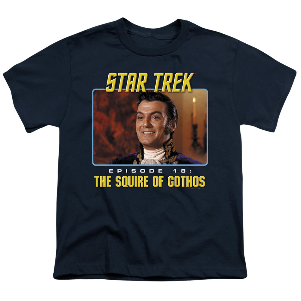 STAR TREK THE ORIGINAL SERIES : THE SQUIRE OF GOTHOS S\S YOUTH 18\1 NAVY LG
