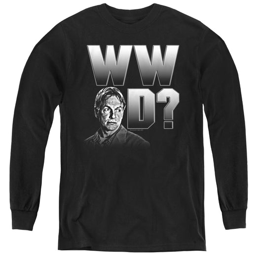 NCIS : WHAT WOULD GIBBS DO L\S YOUTH BLACK XL