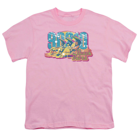 90210 : BEACH BABES S\S YOUTH 18\1 PINK LG