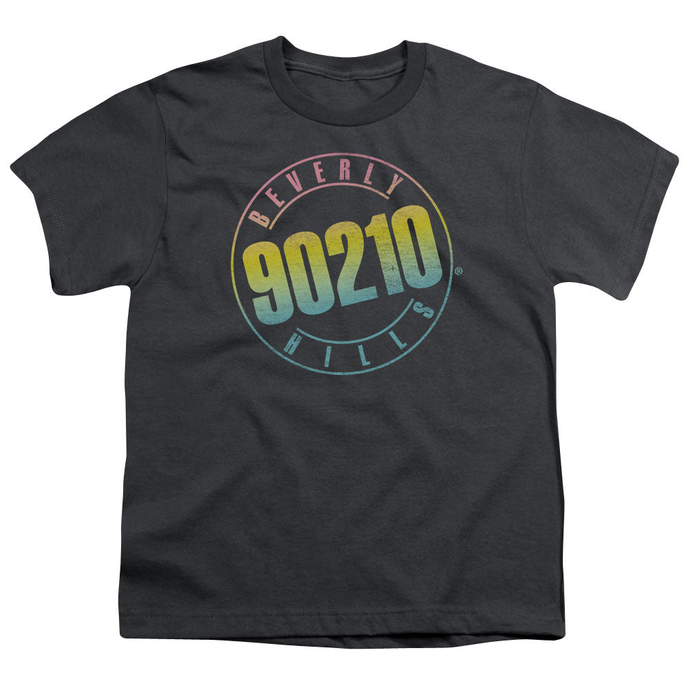 90210 : COLOR BLEND LOGO S\S YOUTH 18\1 CHARCOAL XL