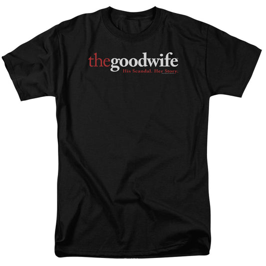 THE GOOD WIFE : LOGO S\S ADULT 18\1 BLACK 2X