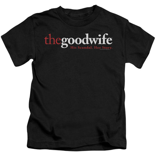 THE GOOD WIFE : LOGO S\S JUVENILE 18\1 BLACK MD (5\6)
