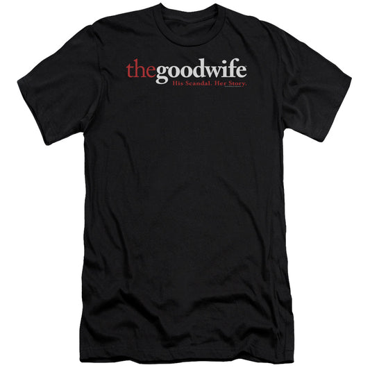 THE GOOD WIFE : LOGO PREMIUM CANVAS ADULT SLIM FIT 30\1 BLACK XL