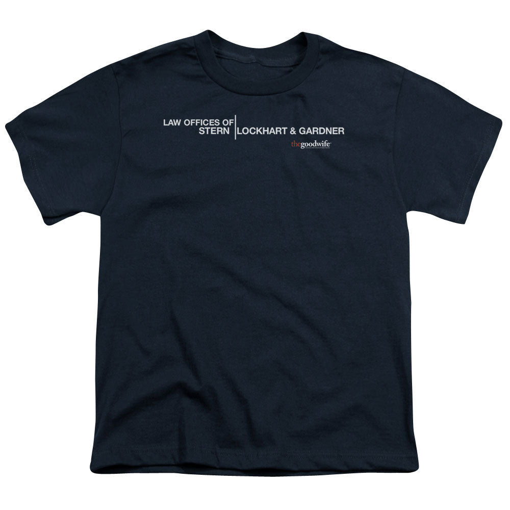 THE GOOD WIFE : LAW OFFICES S\S YOUTH 18\1 NAVY XL