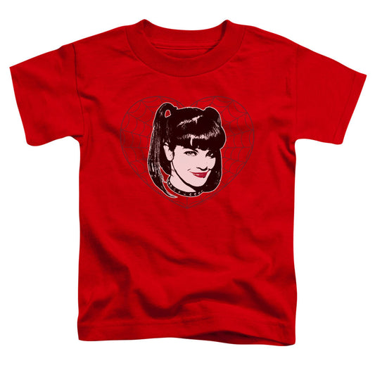NCIS : ABBY HEART TODDLER SHORT SLEEVE RED XL (5T)