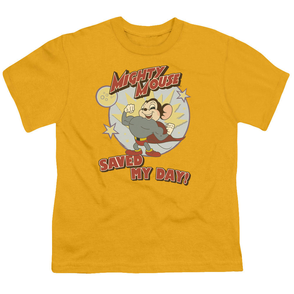 MIGHTY MOUSE : VINTAGE DAY S\S YOUTH 18\1 GOLD LG