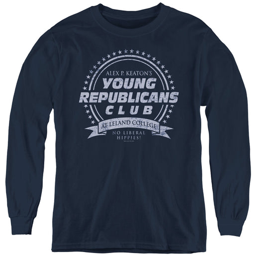 FAMILY TIES : YOUNG REPUBLICANS CLUB L\S YOUTH NAVY XL