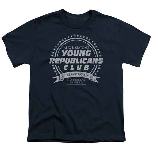 FAMILY TIES : YOUNG REPUBLICANS CLUB S\S YOUTH 18\1 NAVY XL