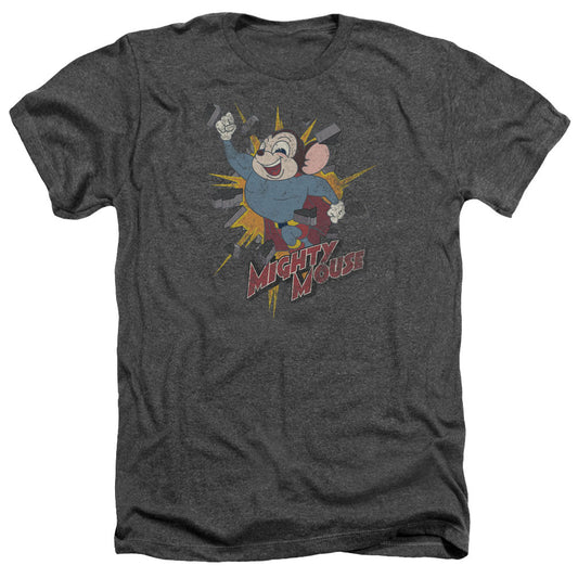 MIGHTY MOUSE : BREAK THROUGH ADULT HEATHER CHARCOAL 2X